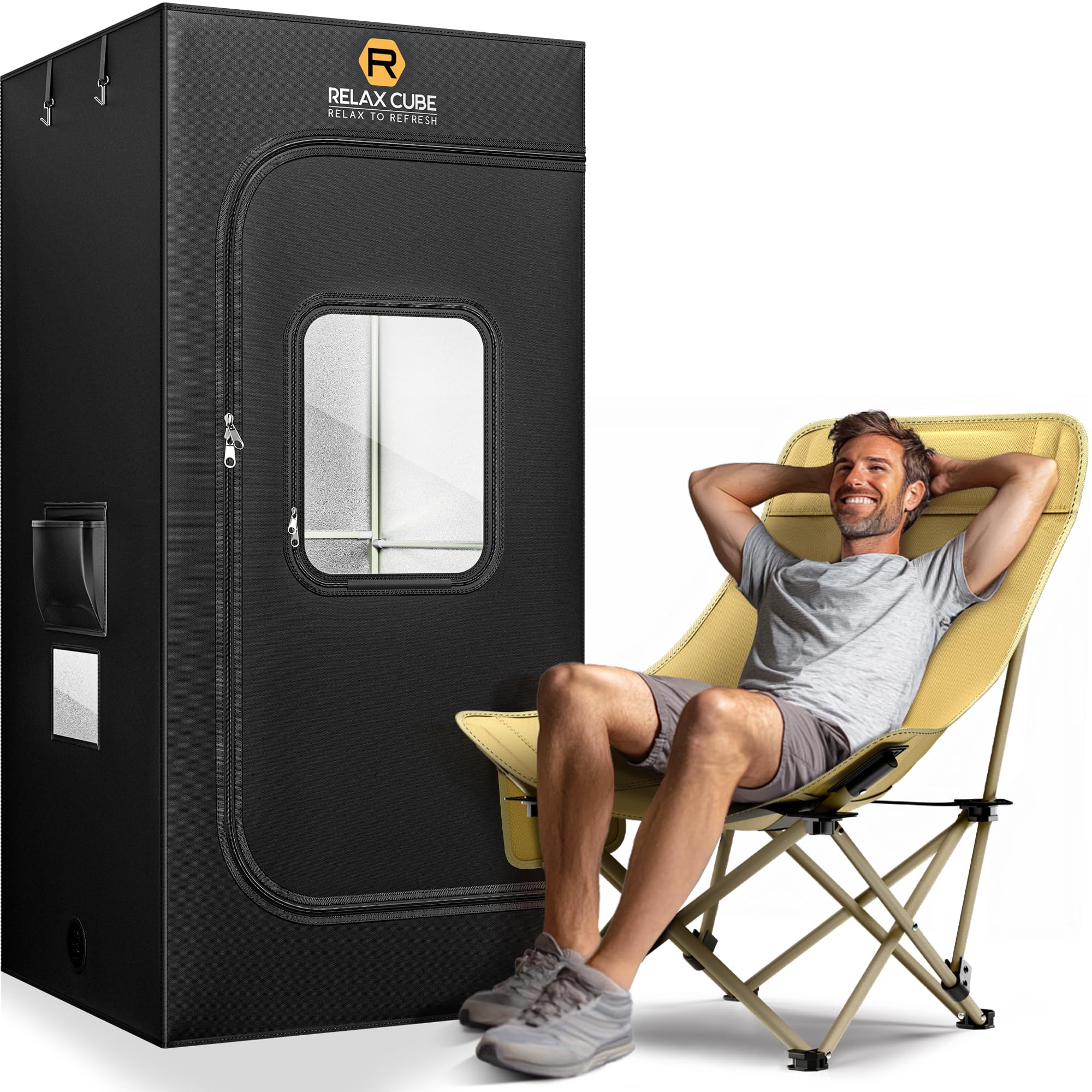 Amazon.com : RelaxCube Portable Steam Sauna 1200W 3L, Sauna